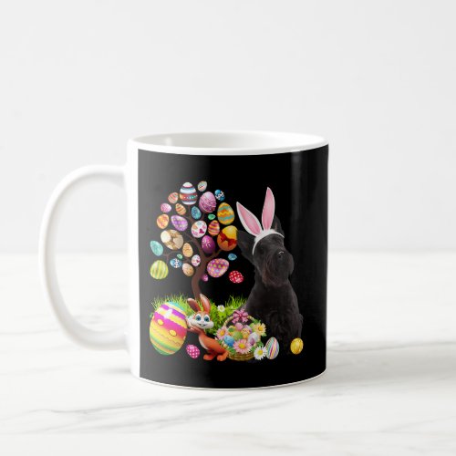Easter Bunny Scottish Terrier Dog Ear Tree Egg Bas Coffee Mug