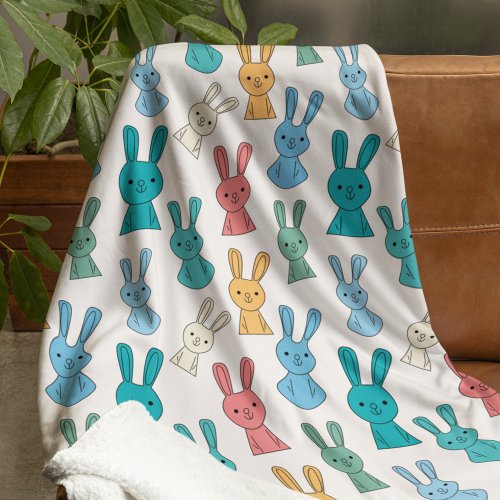 Easter Bunny Sherpa Blanket