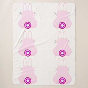Easter Bunny Sherpa Blanket
