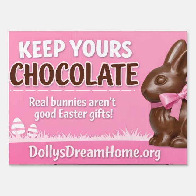Easter Bunny  Sign (Front)