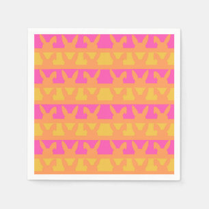 Easter Bunny silhouette pattern Napkins