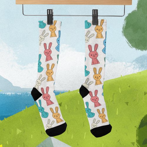 Easter Bunny Socks