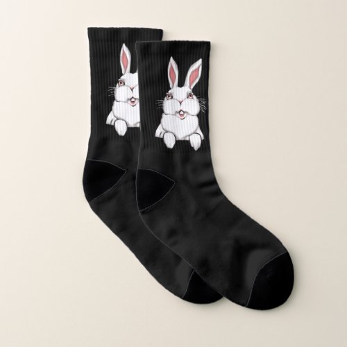 Easter Bunny Socks Festive Easter Socks Customize