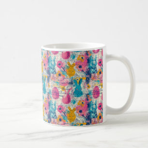 Easter Bunny Splash: Hues of Happiness Coffee Mug