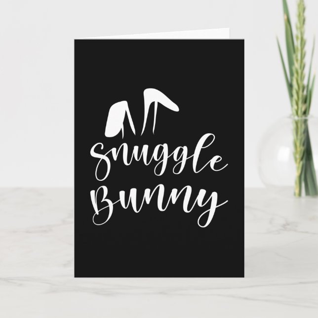 Easter Bunny Spring Easter Egg Eggs Funny Gift Card (Front)