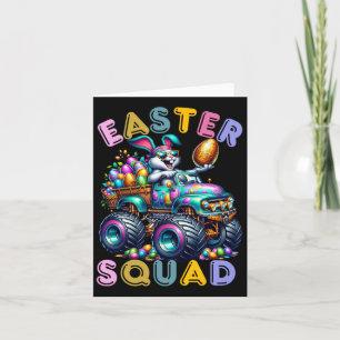Easter Bunny Squad Humor Egg Hunting Day  Card