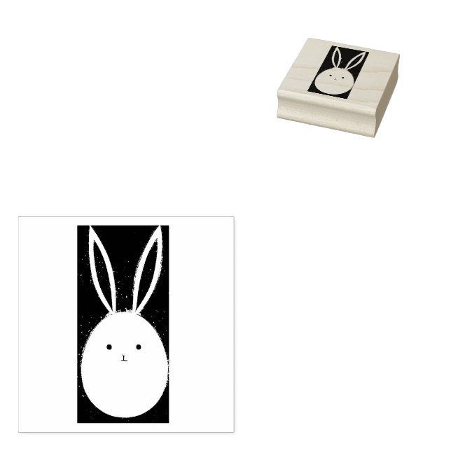 Easter bunny stamp (Stamped)