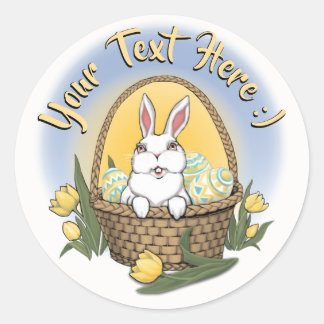 Easter Bunny Stickers Customized Easter Stickers