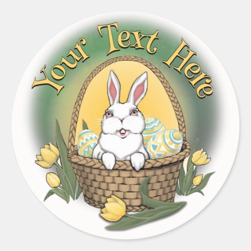 Easter Bunny Stickers Customized Easter Stickers