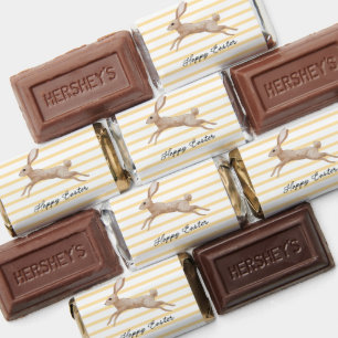 Easter Bunny Striped  Hershey's Miniatures