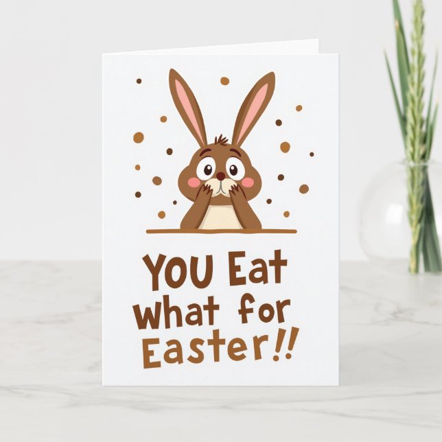 Easter Bunny Surprise Card (Front)