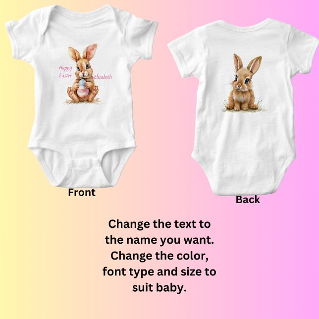 Easter Bunny T-Shirt Baby Bodysuit (Creator Uploaded)