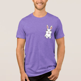 Easter Bunny T-shirt Pocket Bunny Rabbit Shirt