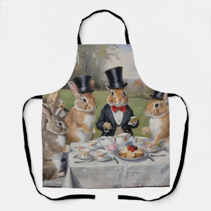 Easter Bunny Tea Party Apron