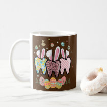 Easter Bunny Tooth Dentist Dental Hygienist Cute Coffee Mug