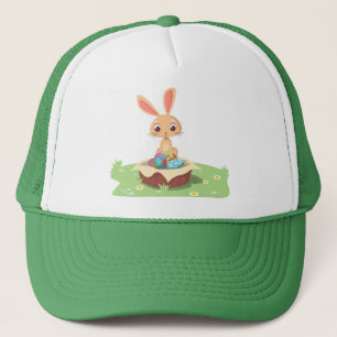 EASTER BUNNY TRUCKER HAT