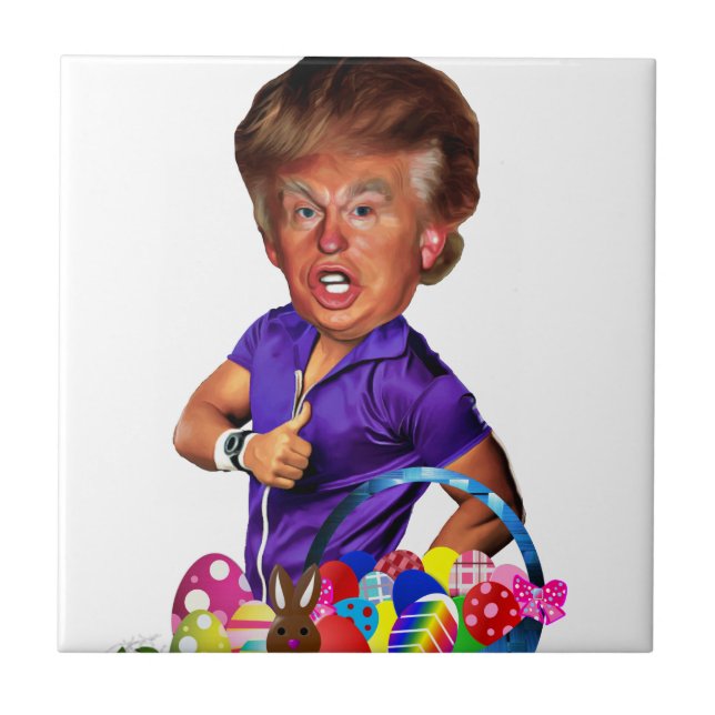 easter bunny trump tile (Front)