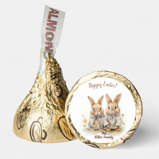 Easter Bunny Twins Hershey®'s Kisses® (Front)