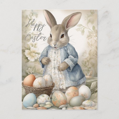 Easter Bunny Vintage Postcard