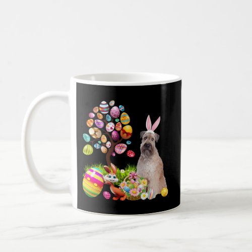 Easter Bunny Wheaten Terrier Dog Ear Tree Egg Bask Coffee Mug