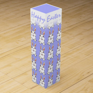 Easter Bunny Wine Box Custom Easter Rabbit Box