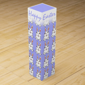Easter Bunny Wine Box Custom Easter Rabbit Box