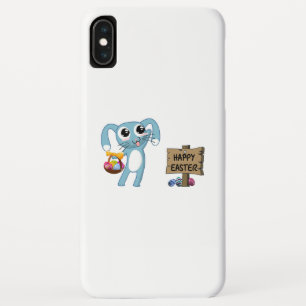 Easter Bunny wishes Happy Easter iPhone XS Max Case