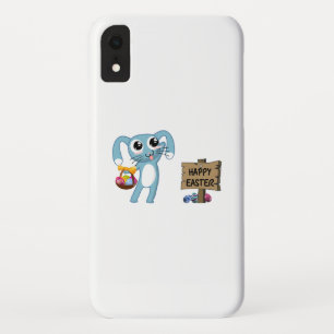 Easter Bunny wishes Happy Easter iPhone XR Case