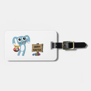 Easter Bunny wishes Happy Easter Luggage Tag