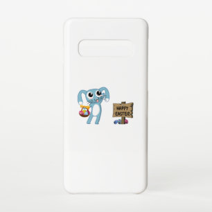Easter Bunny wishes Happy Easter Samsung Galaxy S10 Case