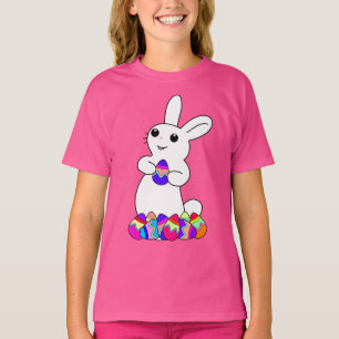 Easter Bunny with Colored Egg T-Shirt