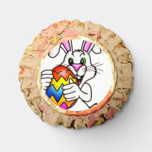 EASTER BUNNY WITH COLORFUL EASTER EGG REESE'S PEANUT BUTTER CUPS