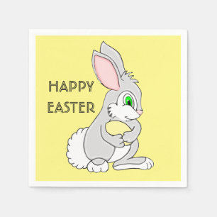 Easter Bunny with Egg Napkins