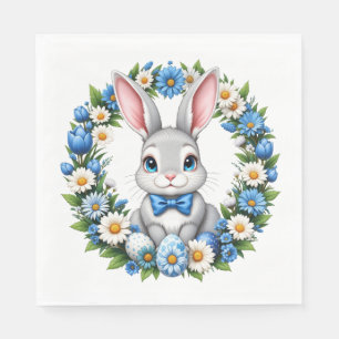 Easter Bunny With Florals Napkins