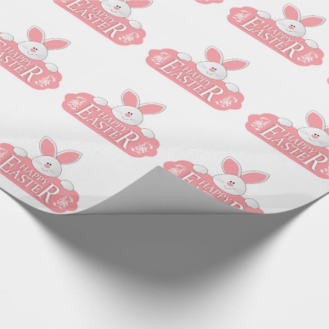 Easter Bunny Wrapping Paper (Corner)