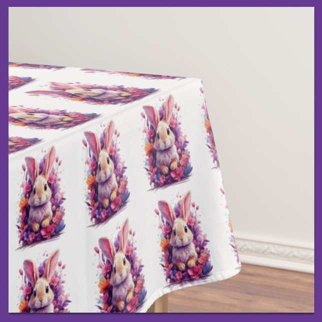 Easter Bunny Wrapping Paper Flat Sheet Set of 3 Tablecloth (Creator Uploaded)