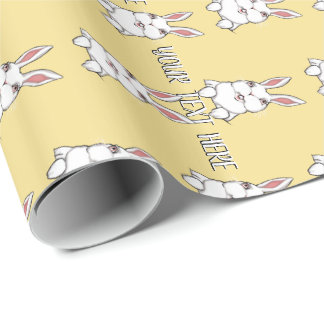 Easter Bunny Wrapping Paper Personalized Paper