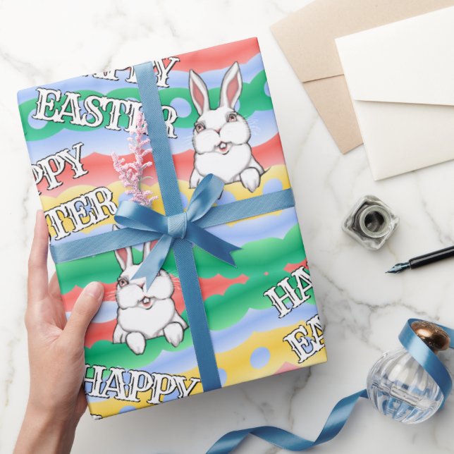 Easter Bunny Wrapping Paper Personalized Paper (Gifting)
