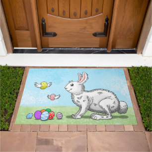 Easter Bunny's Doormat
