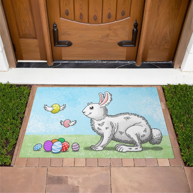 Easter Bunny's Doormat (Outdoor)