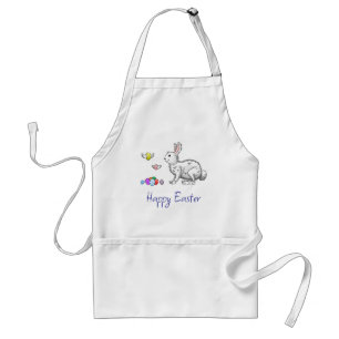 Easter Bunny's Egg Hunt Adult Apron