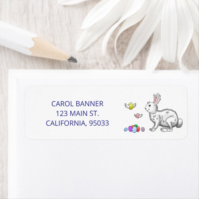 Easter Bunny's Egg Hunt Label (Insitu)