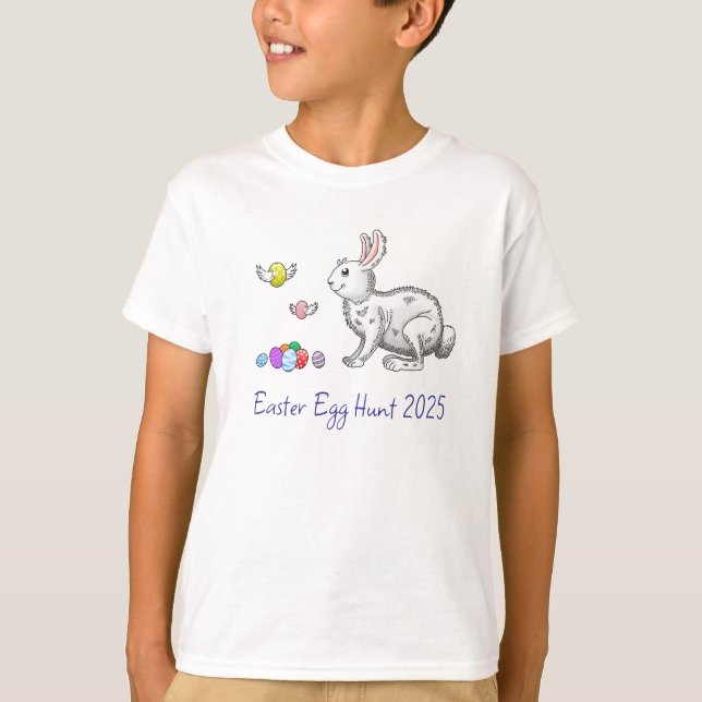 Easter Bunny's Egg Hunt T-Shirt (Front)