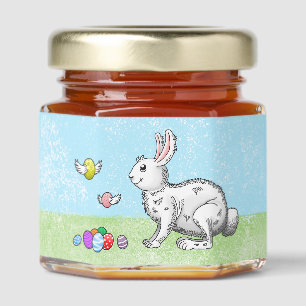 Easter Bunny's Flying Eggs Honey Jar Favors