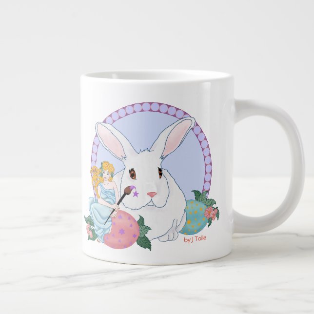 Easter Bunny's Helper Giant Coffee Mug (Right)
