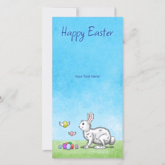 Easter Bunny's Holiday Card (Front)