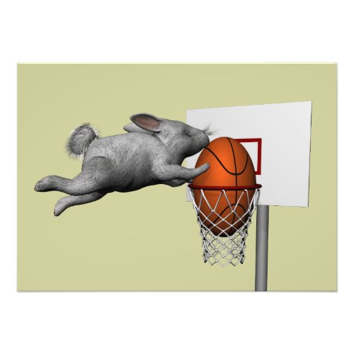 Easter Bunnys Perfect Slam Dunk Photo Print