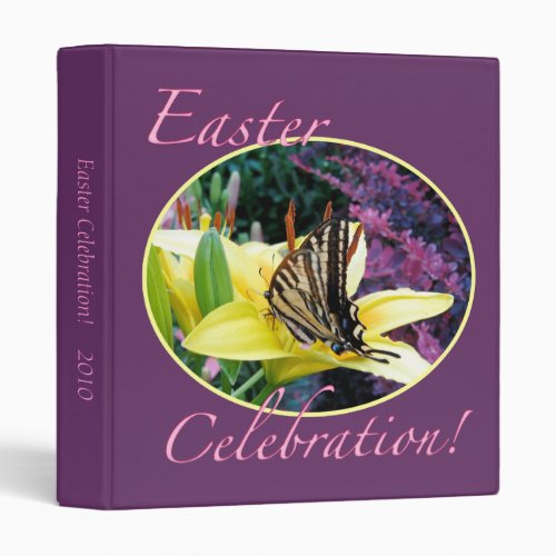 Easter Butterfly Celebration Memories Binder