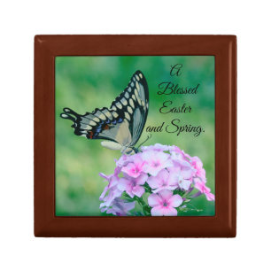  Easter Butterfly Wooden Keepsake Box