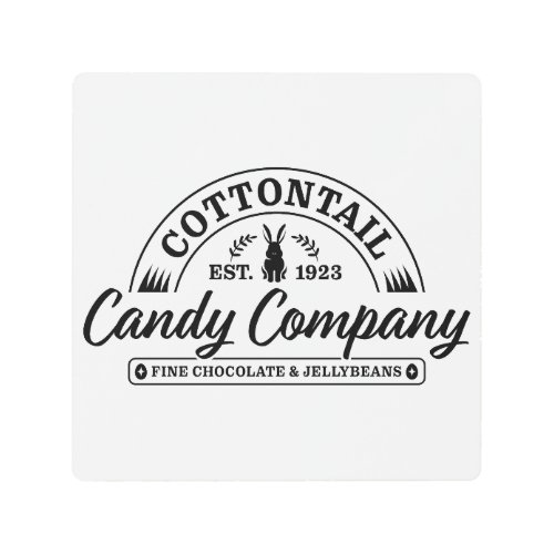 Easter Candy Company Metal Sign Wall Decor